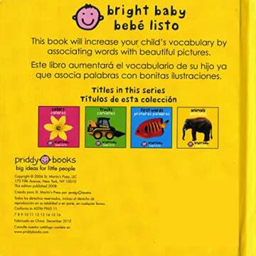 Animals: Animales (Bright Baby) (English and Spanish Edition)