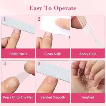 Quaferen Clear Stiletto Nail Tips, 500PCS Half Cover Soft Gel Nail Tips Medium Stiletto False Nails Almond Shape Curved Nail Tips for Acrylic Nails Salon Home DIY with Box 10Sizes