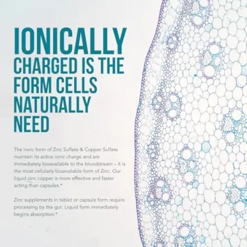 Ionic Zinc Plus Copper Liquid Concentrate for Immunity