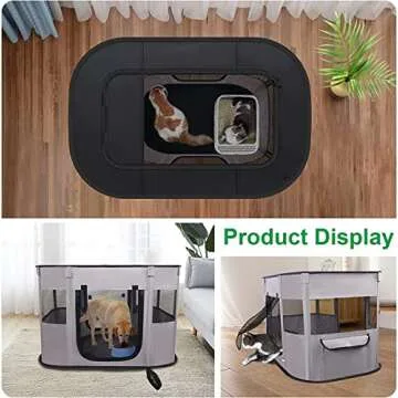 Collapsible Pet Playpen for Indoor and Outdoor Use
