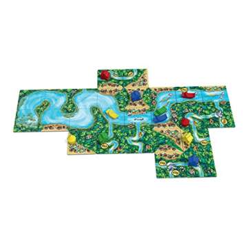 Carcassonne Amazonas Board Game - Explore the Enchanting Amazon River and Build Your Path to Victory! Strategy Game for Kids and Adults, Ages 7+, 2-5 Players, 35 Minute Playtime, Made by Z-Man Games