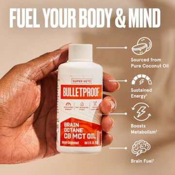 Bulletproof Brain Octane C8 MCT Oil - Travel Size Energy