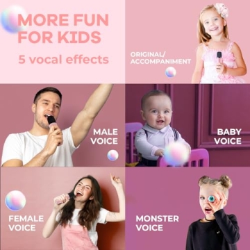 YLL Mini Karaoke Machine - Portable Bluetooth Fun for All Ages