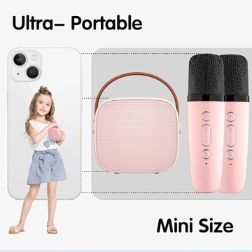 YLL Mini Karaoke Machine - Portable Bluetooth Fun for All Ages