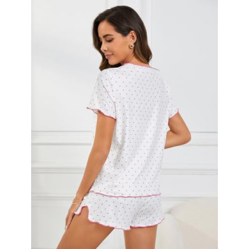 Cute Women’s Pajama Set - Comfortable Floral Sleepwear