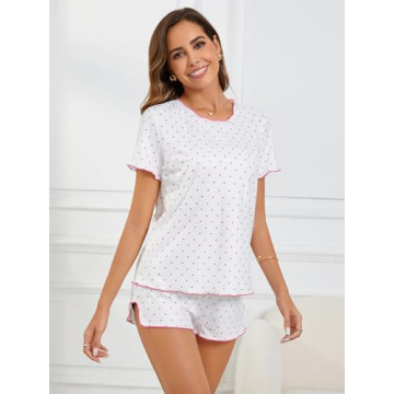 Cute Women’s Pajama Set - Comfortable Floral Sleepwear
