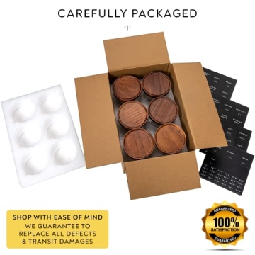 Stylish LARAMAID Glass Jar Canisters for Elegant Storage