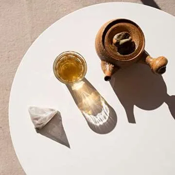 Grace Farms REST Wellness Organic Tea Blend (16 Pyramid Sachets) | Sleep and Stress Support For Evening | Chamomile Vanilla Tea with Adaptogenic Herbs and Mushrooms | Fairtrade and Kosher