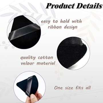 Doromy 12 Pcs Triangle Powder Puff Beauty Triangle Puff Makeup Sponges Wedge for Cosmetic Foundation Sponge Mineral Powder Wet Dry Makeup Tool