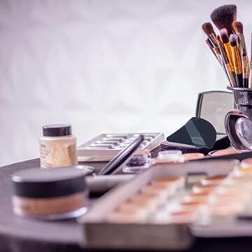 Doromy 12 Pcs Triangle Powder Puff Beauty Triangle Puff Makeup Sponges Wedge for Cosmetic Foundation Sponge Mineral Powder Wet Dry Makeup Tool