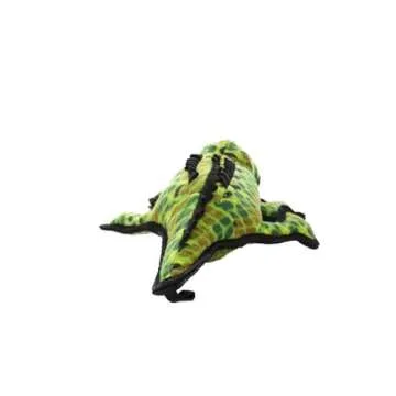 TUFFY - World's Tuffest Soft Dog Toy - Ocean Alligator-Squeakers - Multiple Layers. Made Durable, Strong & Tough. Interactive Play (Tug, Toss & Fetch). Machine Washable & Floats. (Regular)