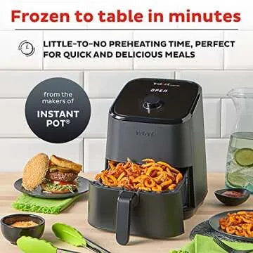 Instant Pot Vortex 2QT Mini Air Fryer - Crisps, Bakes, and Roasts for Quick Easy Meals