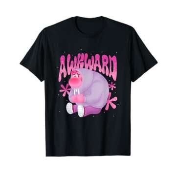 Disney Pixar Inside Out 2 Awkward Embarrassment Retro Shot T-Shirt