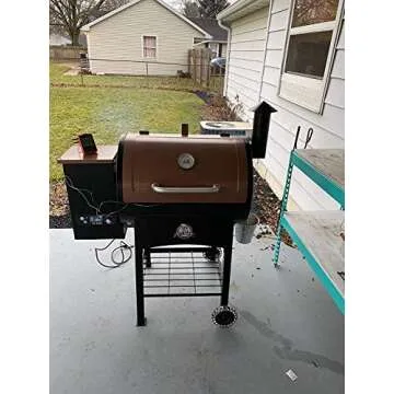 SafBbcue Pellet Grill Smoke Stack Compatible with Pit Boss, Camp Chef, Z Grills and Other Pellet Smo...