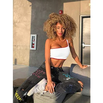 One Shoulder Sleeveless Tube Crop Top for Women