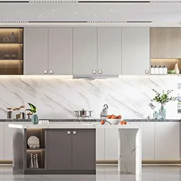 Asidrama 20 Pack Brushed Satin Nickel Cabinet Knobs