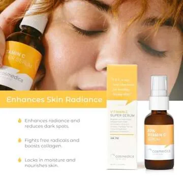 Cosmedica Vitamin C and Hyaluronic Acid Skincare Set