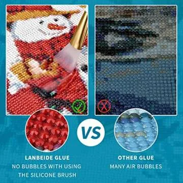 LANBEIDE Diamond Painting Sealer 200ML with Brush