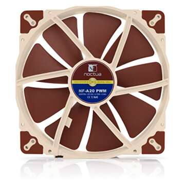 Noctua NF-A20 PWM Silent Fan, High-Performance 200mm