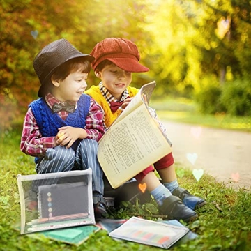 6 Pieces Mesh Makeup Bags Mesh Cosmetic Bag Portable Travel Organizing Zipper Pouch Toiletries Makeup Pouches for Home Office Travel Accessories (White)