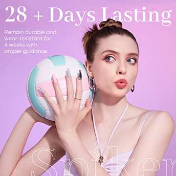 modelones Holographic Cat Eye Gel Nail Polish Set 6 Colors, Pastel Glitter Reflective Iridescent Rainbow Magnetic Manicure Kit Soft Nude Pink Blue Purple Black Shimmer Effect at Home Gift