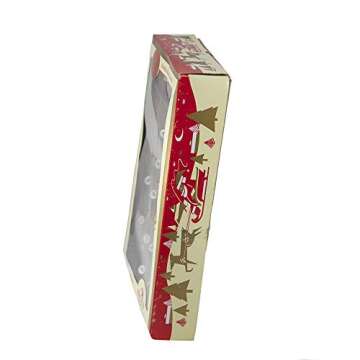 Kurt Adler 30-MM Early Years Glass Oval Ornaments for Christmas