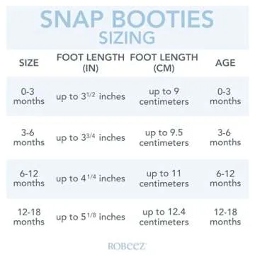 Robeez Baby Booties with Slip Resistant Soles - Sherpa Snap Booties Ivory, 6-12 Months