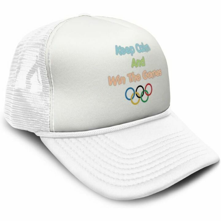 Keep Calm Win The Games Trucker Hat for All