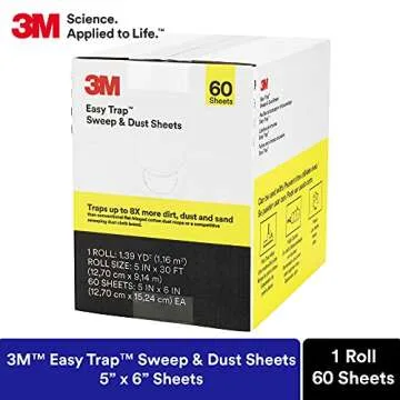 3M Easy Trap Sweep and Dust Sheets, 60 Sheets for Effortless Cleaning