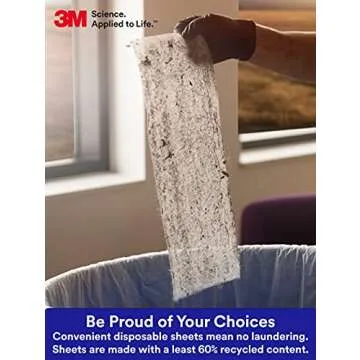 3M Easy Trap Sweep and Dust Sheets for Superior Cleaning