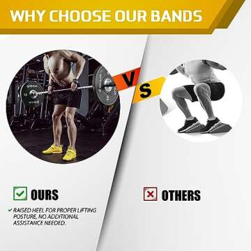 MANUEKLEAR Deadlift Shoes, Strong Anti-Slip Lifting Shoes for Men, Professional Training Weightlifting Shoes for Men and Women, Squat Shoes for Powerlifting with Rubber Non-Slip Sole Obsidian Black