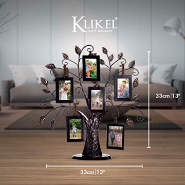 Family Tree Picture Frame Stand - Holds 6 Photos