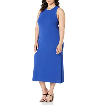 Gabriela High Neck Cut-In A-Line Maxi Sweater Dress