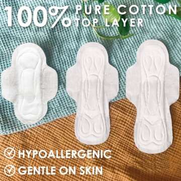 L. Ultra Thin Unscented Cotton Pads, 100% Pure Comfort
