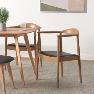 Mid Century Modern Kennedy Arm Chair in Italian Leather