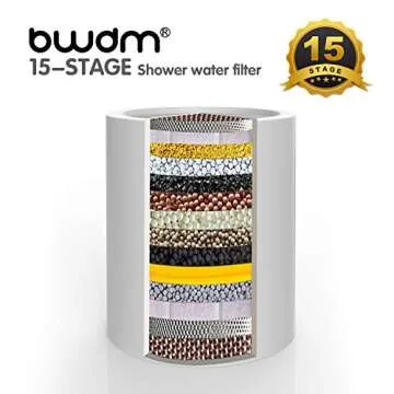 15 Stage Shower Filter Cartridge for Clean Skin and Water