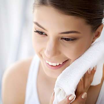 Softolle 100% Cotton Ring Spun Wash Cloths Pack of 24 (12x12 Inches)– Bulk Pack of Washcloths – Wash Cloth for Face, Highly Absorbent, Soft and Face Towels (White)