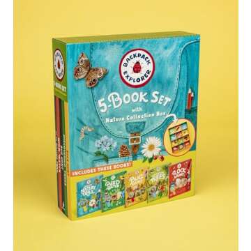 Backpack Explorer 5-Book Set with Nature Collection Box
