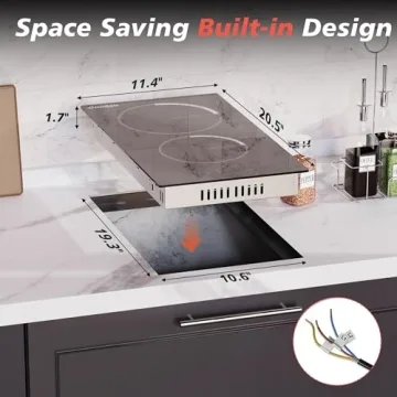 Cooksir 2 Burner Electric Cooktop - 12 inch Cooktop