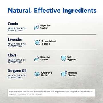 North American Herb & Spice OregaSpray - 2 fl oz - All-Natural Surface Cleaner, Air Deodorizer & Vegetable Wash - Includes Clove, Cumin, Lavender, Oregano Oil - Non-GMO