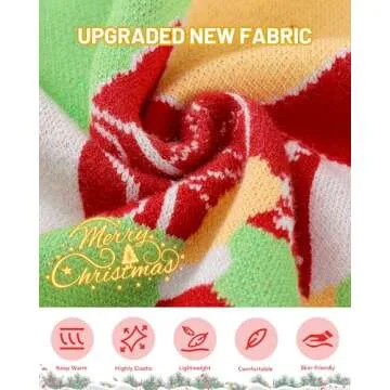 Runhit Ugly Christmas Sweater for Men and Women Crew Neck Funny Pullover for Xmas Holiday Party - Dachshund Dog