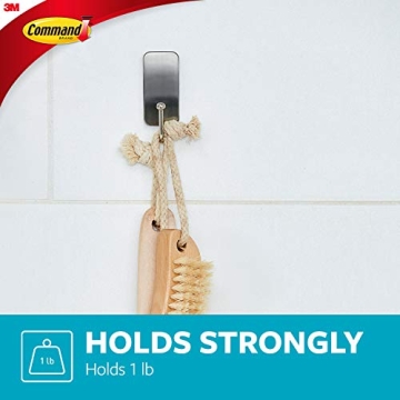 Command Small Bath Hook for Elegant Bathroom Solutions