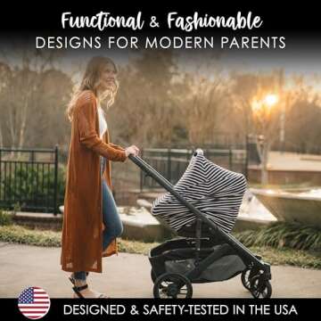 Milk Snob 5-in-1 Baby Cover - Nursing & Car Seat Canopy