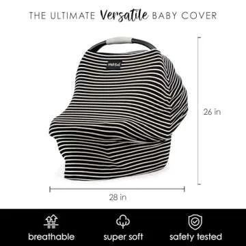 Milk Snob 5-in-1 Baby Cover - Nursing & Car Seat Canopy