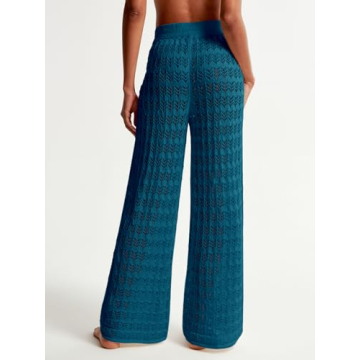 Saodimallsu Crochet Cover Up Pants for Stylish Summer Looks
