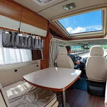 Berlune RV Shoe Storage Pockets Bed Organizer with Hooks