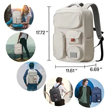 Mixi Travel Backpack for 15.6'' Laptop and Weekend Trips