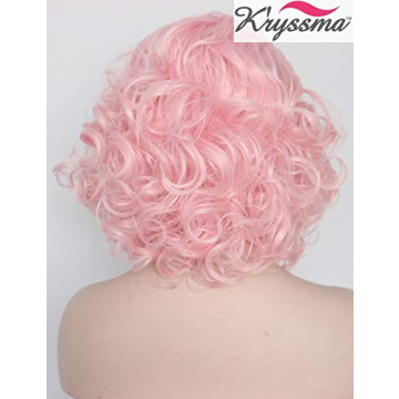 K'ryssma Baby Pink Lace Front Wig for Bold Styles