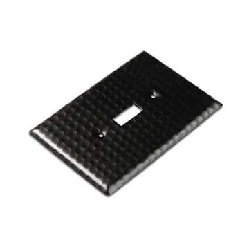 Elegant Aluminum Hand Hammered Toggle Wall Plates