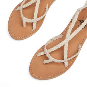 Trary Nude Sandals - Stylish and Comfortable Summer Shoes
